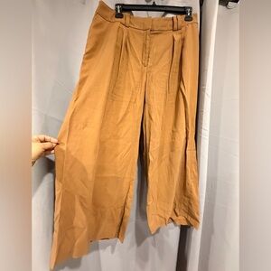 Lane Bryant Size 16 Tan Wide-Leg Pants